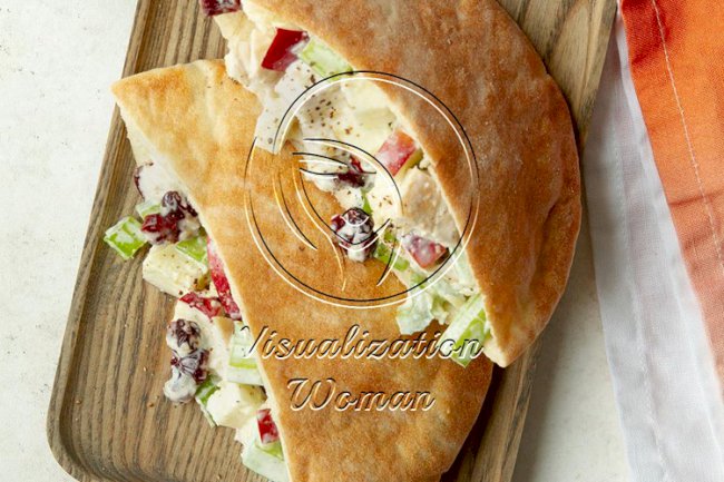 Fruity Chicken Salad Pitas