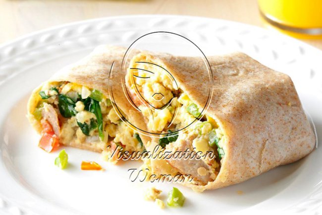 Italian Sausage Breakfast Wraps
