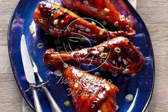 Grilled Huli Huli Turkey Drumsticks