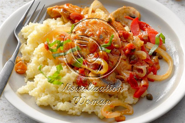 Pressure Cooker Chicken with Raisins and Capers
