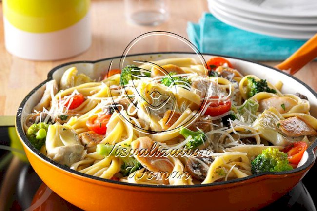 Artichoke Chicken Pasta