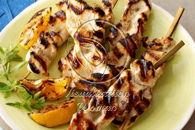 Greek-Style Chicken Skewers