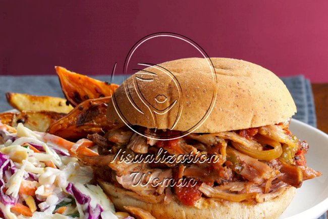 Pressure-Cooker Italian Pulled Pork Sandwiches