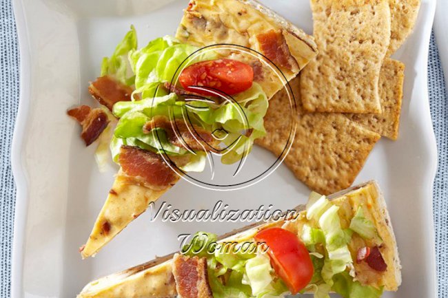 Savory BLT Cheesecake