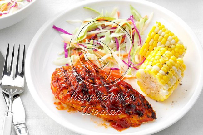 Spicy Barbecued Chicken