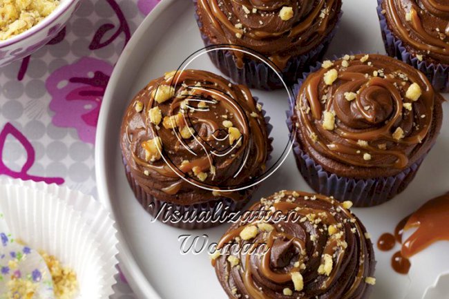 Chocolate Caramel Cupcakes
