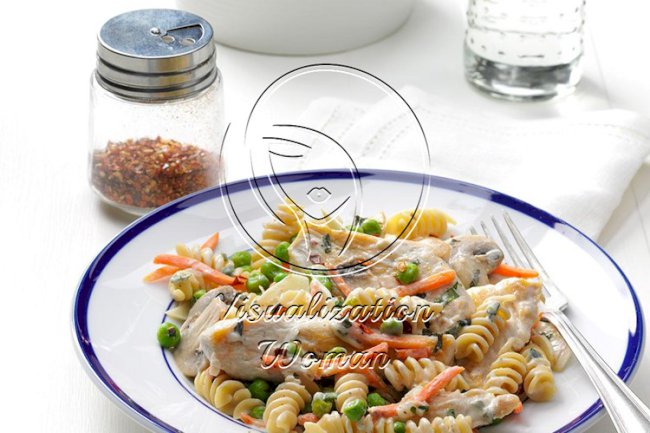 Lemon-Basil Chicken Rotini