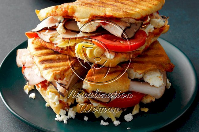 Mediterranean Turkey Panini