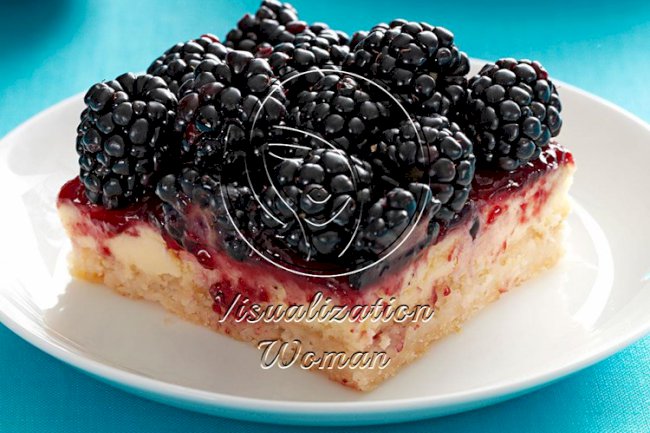 Blackberry Cheesecake Bars