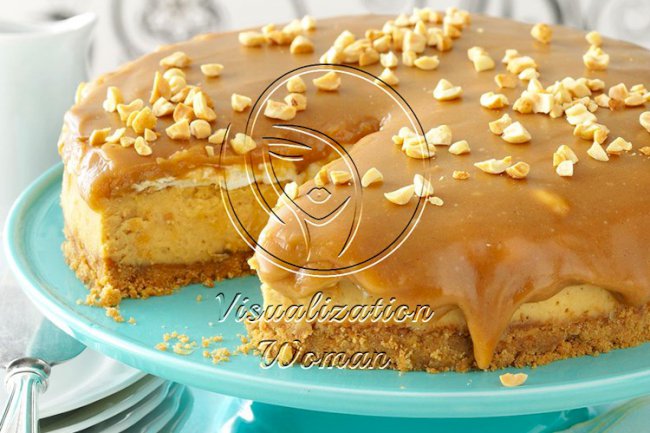 Sweet & Salty Peanut Butter Cheesecake
