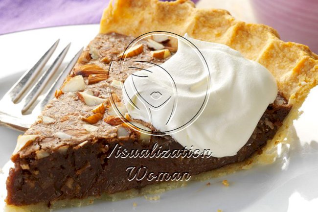 Chocolate Coconut Pie with Coconut Crust