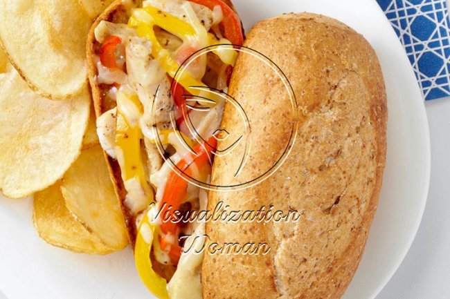 Chicken Philly Sandwiches