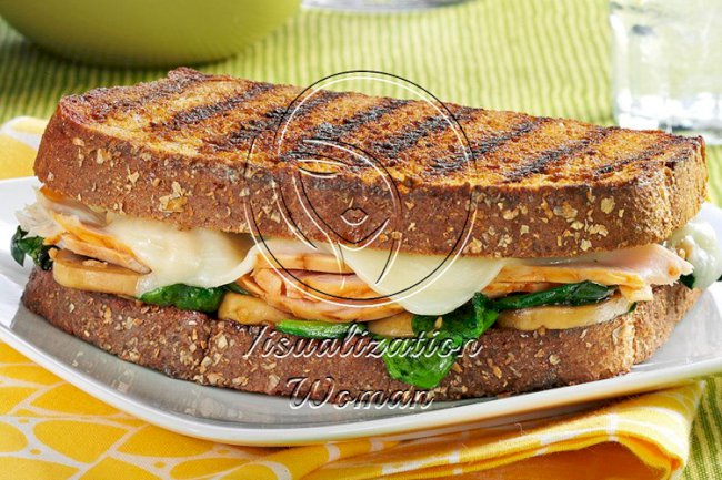 Turkey Florentine Sandwiches