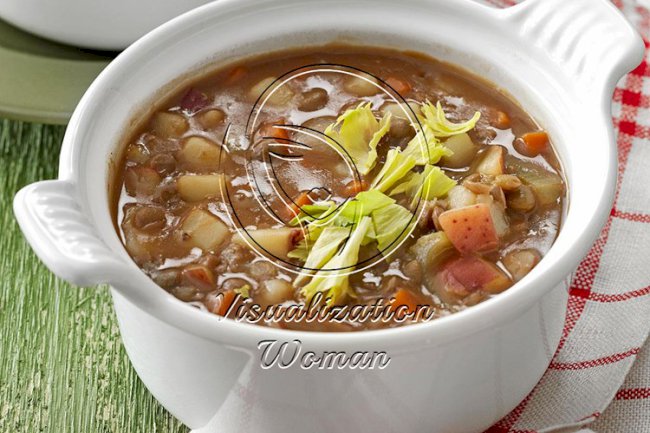 Meatless Lentil Soup