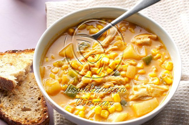 Zippy Chicken and Corn Chowder