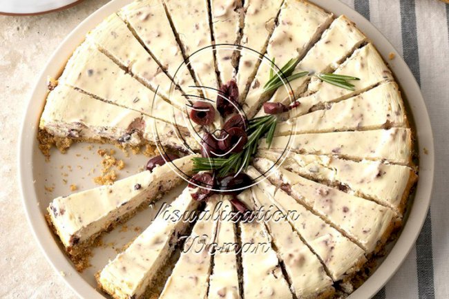 Kalamata Cheesecake Appetizer