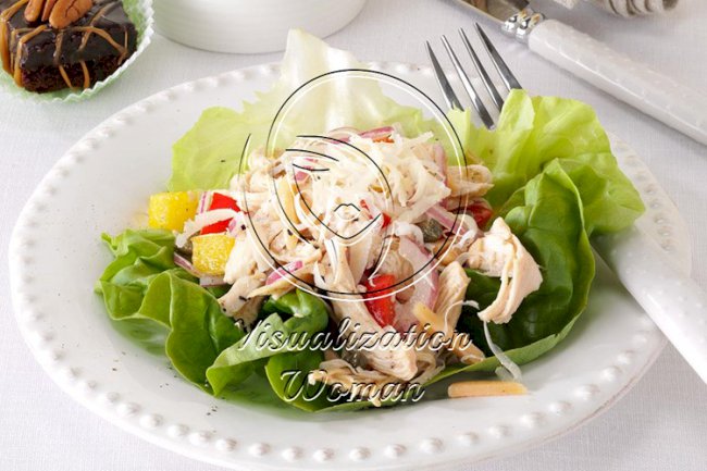 Italian Chicken Salad Cups