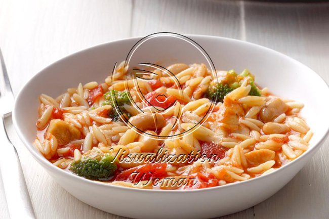 Chicken Orzo Skillet