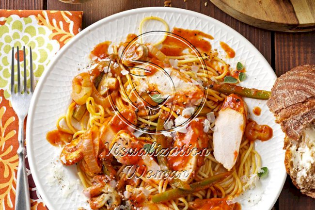 Quick Chicken Cacciatore