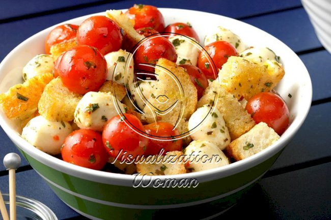Marinated Mozzarella & Tomato Appetizers