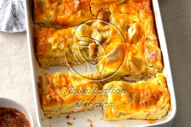 Chicken Chiles Rellenos Strata