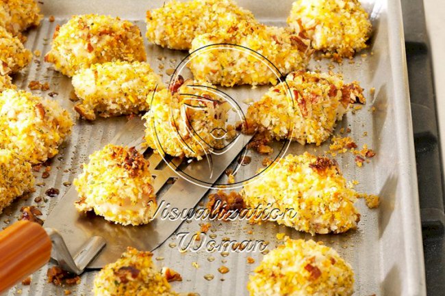 Pecan-Crusted Chicken Nuggets