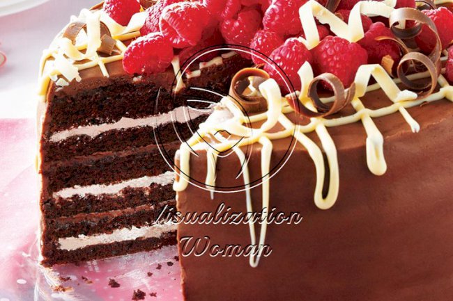 Very Chocolate Torte with Raspberry Cream