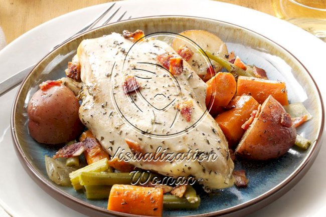 Slow-Cooked Sunday Chicken