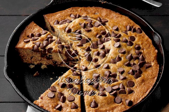 Cast-Iron Chocolate Chip Banana Bread