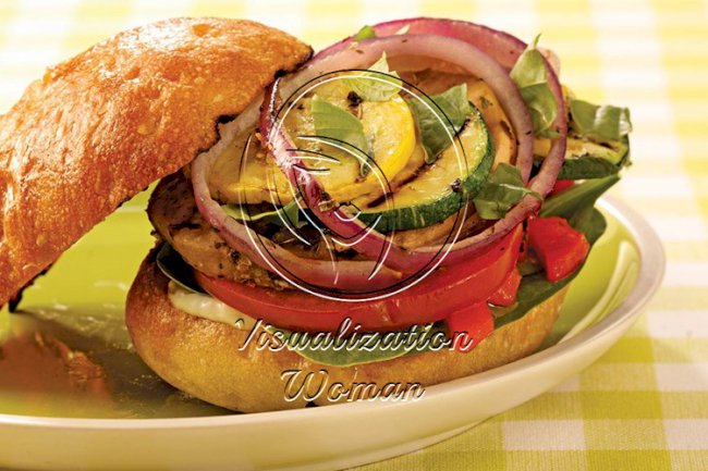 Broiled Vegetable Sandwiches