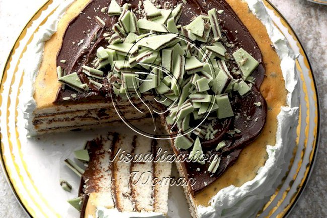 Minted Chocolate Torte