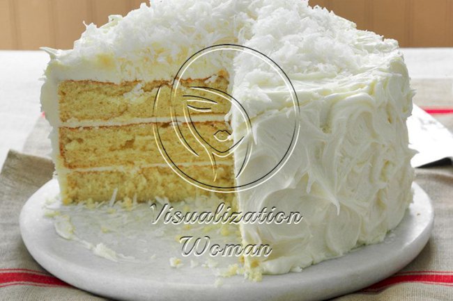 White Chocolate Fluffy Cake