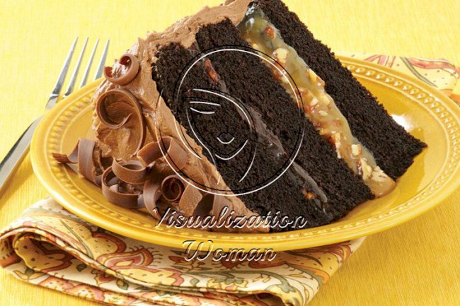 Chocolate Turtle Cake