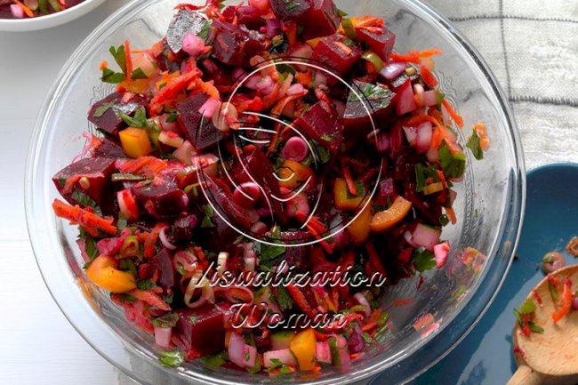 Beet Salad with Lemon Dressing