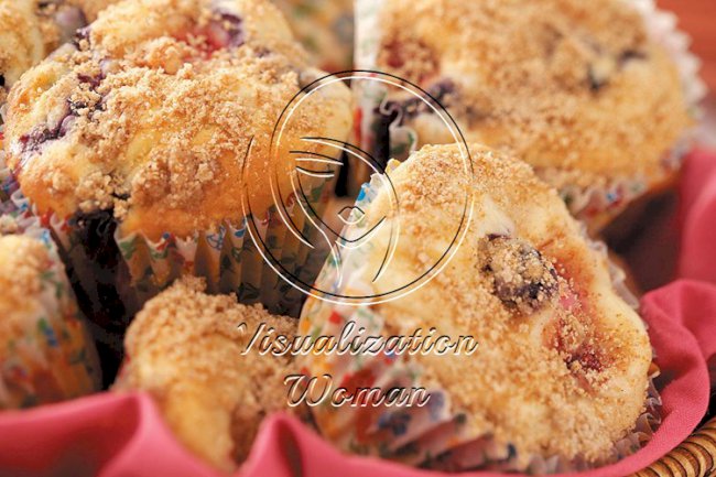 Berry Cheesecake Muffins