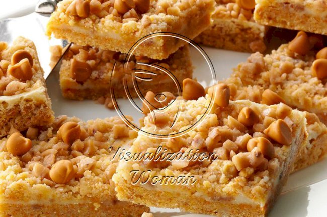 Butterscotch-Toffee Cheesecake Bars