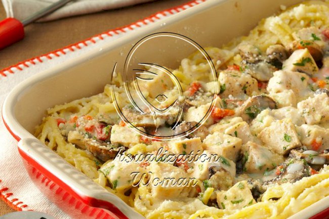 Creamy Turkey Tetrazzini