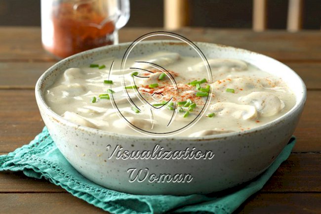 Golden Gouda Mushroom Soup