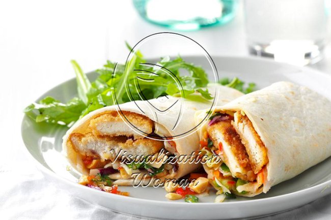 Asian Chicken Crunch Wraps