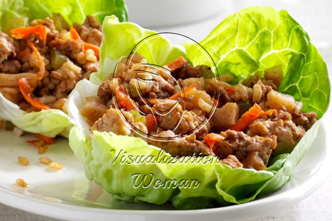 Asian Turkey Lettuce Cups