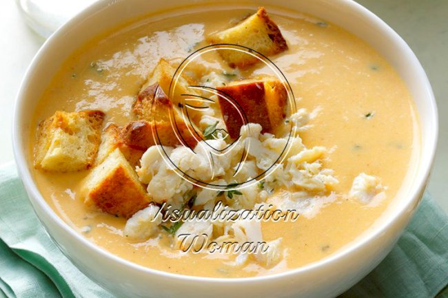 Sweet Potato and Crab Soup