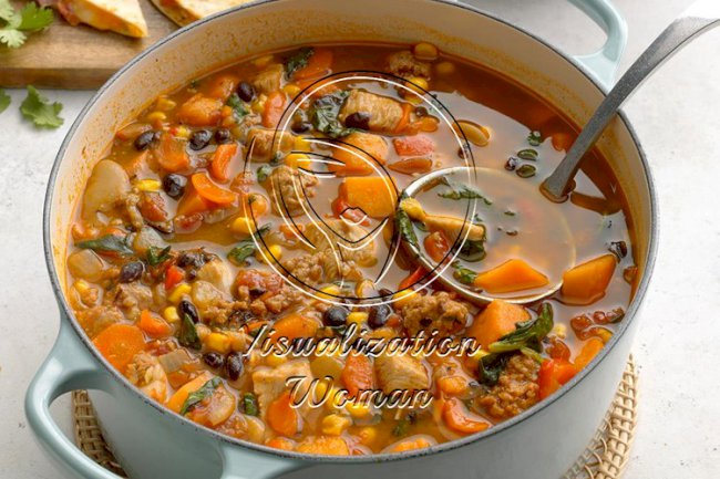 Fiesta Chorizo-Chicken Soup