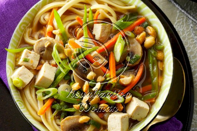 Asian Tofu Noodle Soup