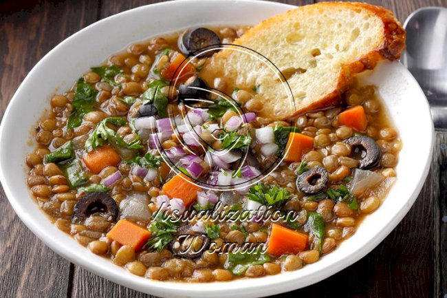Pressure-Cooker Greek-Style Lentil Soup