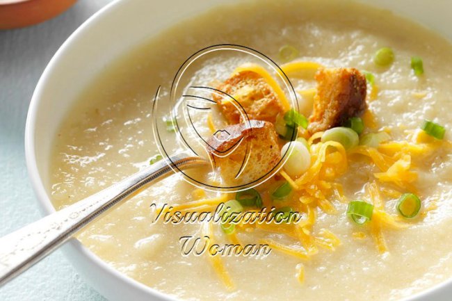 Pressure-Cooker Creamy Cauliflower Soup