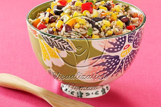 Fiesta Rice and Bean Salad