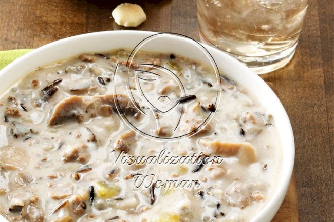 Beefy Wild Rice Soup