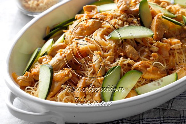 Thai Peanut Chicken and Noodles