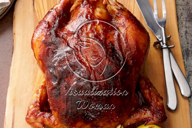 Apple-Butter Barbecued Roasted Chicken