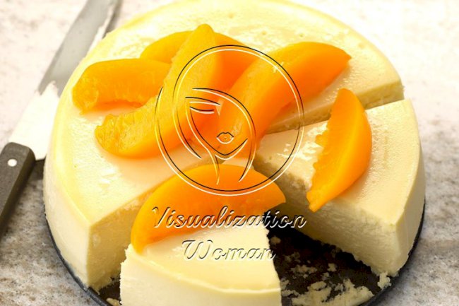 Pressure-Cooker Peachy Summer Cheesecake